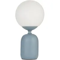 Pauleen LED Tafellamp Glowing Charm - E14 - Max. 20W - Woonkamer, Slaapkamer & Eetkamer - Blauw/Wit