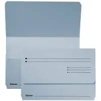 Esselte Pocket-File kartonnen dossiermappen blauw (25 stuks)