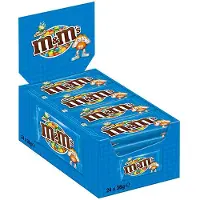 M&M's Crispy - melk chocolade snoepjes - uitdeelzakjes 24x36 gram