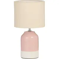 Pauleen Tafellamp Sandy Glow, paars / roze / rose, Woon-/ Eetkamer, Keramiek, Jong wonen, Tafellamp