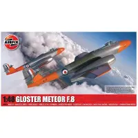 Wittmax Modelbouwpakket Militaire voertuigen - 09182A Gloster Meteor F.8 Plane Plastic - 1:48 - Modelbouw