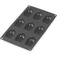 Lékué Bakvorm 9 Madeleines Siliconen Black