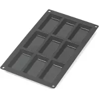 Lékué Bakvorm 9 Financiers Siliconen Black