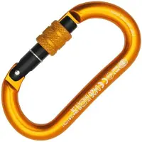 Kong Italy Ovale Alu Classic-karabijnhaak Oranje