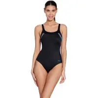 Zoggs Sydney U Back Swimsuit Zwart 38 Vrouw