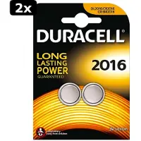Duracell 2x Knoopcel Lith A2 2016