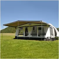Eurotrail combi luifel 511 x 240 cm polyester grijs