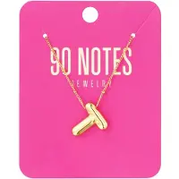 Yehwang 90 NOTES - Initial Bubble Ketting - Letter T