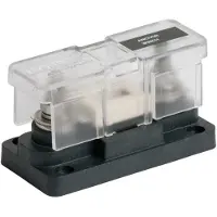 Bep Marine Anl Fuse Holder 300a Zwart,Zilver 300 A