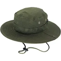 LONGZIMING Opvouwbare Zonnehoed – Unisex Bush Hat – UV Bescherming en Waterdicht – Ideaal voor Kamperen, Vissen, Wandelen en Outdoor Activiteiten