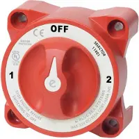 Blue Sea Systems 0-1-2 Battery Switch Oranje