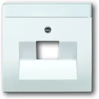 Busch-Jaeger 2CKA001710A3889 UAE-, IAE-, ISDN-contactdoos Afdekking Wit, Verkeerswit 1 stuk(s)