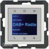 Berker S.1/B.X RADIO DAB+ PW GLÄNZ (29848989 - Touch radio)