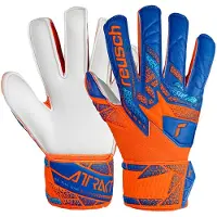Reusch Attrakt Solid Finger Support Junior Goalkeeper Gloves Oranje 4 Kinderen