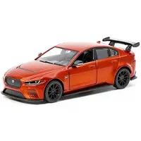 KINSMART Jaguar XE SV Project 8 (Oranje) 1/36 - Modelauto - Schaalmodel - Model auto - Miniatuurauto - Miniatuur autos