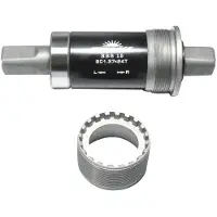 Sunrace Trapas - BSA 107 mm - Kogellager - Zilver/Zwart