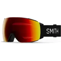 Smith - Skibrillen - I/O Mag Black Chromapop Sun Red Mirror voor Unisex - Zwart