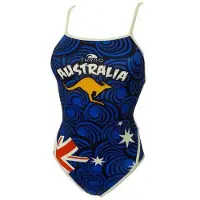 Turbo Australia Swimsuit Blauw 5XL Vrouw