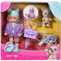 Simba - Modepop Evi Love Teddy bike - Fiets en teddybeer