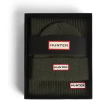 Hunter Muts en Sjaal Unisex Groen Acryl Size ONE