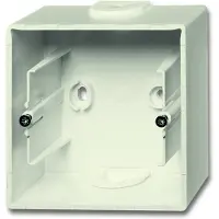 Busch-Jaeger 2CKA001799A0921 Opbouwbehuizing Opbouwbehuizing 1-voudig Mat, Verkeerswit, Wit 1 stuk(s)