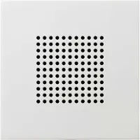 Gira inbouwspreker, oppervlaktebediening, wit, artikelnummer 2282112 (2282112)