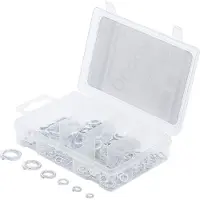 Kraftmann BGS 88140 - Assortiment rondelles Grower | M4 - M12 | 145 pièces