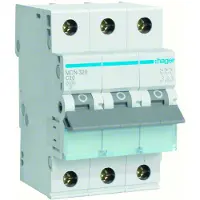 Hager MCN320 MCN320 Zekeringautomaat 3-fasig 20 A