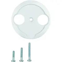 Hager BER S1930 Coax-afdekking, 103920, 2 gaten, polarwit