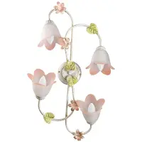 ONLI Plafondlamp Botton, dimbaar, wit / opaal, Woon-/ Eetkamer, metaal, Florentijns, plafondlamp