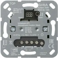 Gira S3000 Uni-LED-dimelement 540200 Comfort 2f, Knoppen + Schakelaars