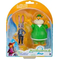 Jazwares ZOOTROPOLIS - 2 Figure Pack Judy Hopps Core & Benjamin Clawhauser (Zootropolis 2)