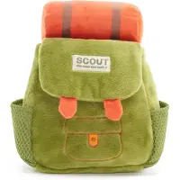 BARK - Rowdy Ruckus - Pluche - Snack Rugzak - Hide & Seek - Groen - 20X17X8 cm