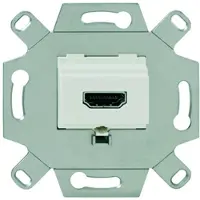 Rutenbeck 17010553 Contactdoos Met HDMI Wit