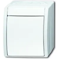 Busch-Jaeger 2601/6 W-54 Ocean (opbouw) Wisselschakelaar spatwaterdicht Wit