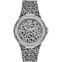Michael Kors MK7408 Animal Pavé Two-Tone dameshorloge