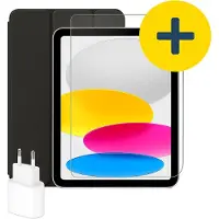 Apple iPad 11" 6GB, 128GB, Silver (11th gen 2025) + Oplader + Bookcover + Screenprotector BUNDEL