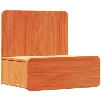 vidaXL Nachtkastje Wasbruin 44 x 32,5 x 40 cm Massief grenenhout