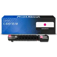 PrintAbout Toner C-EXV 55 M Magenta geschikt voor Canon