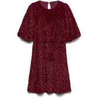 Vero Moda Cocktailjurk 'VMBella' bordeaux