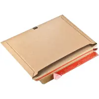 Colompac Golfkarton Enveloppen 263 (B) x 374 (D) x 30 (H) mm Bruin Pak van 20