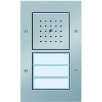 Gira Bel + deurintercom, 126765 Audio-intercomsysteem Aluminium (Bedraad)