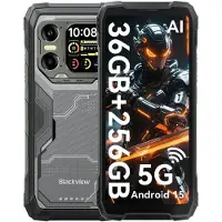 Blackview XPLORE 1 - Robuuste Smartphone - 5G - 36GB RAM - 256GB ROM - 20000mAh - 6.78 inch - Robuuste Telefoon - Nachtzicht - Android 15 - NFC - GPS - Zwart