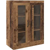 vidaXL Opbergkast Wandgemonteerd Oudhout 69,5 x 34 x 90 cm
