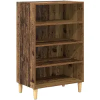 vidaXL Dressoir Oudhout 57 x 35 x 89,5 cm Bewerkt hout