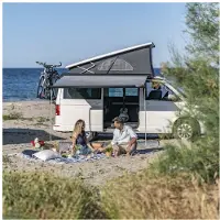 Fiamma luifel F45s Deep Black voor VW T5/T6 California