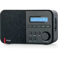 Pinell Supersound Mini Draagbare Radio DAB+ Oplaadbaar - Zwart