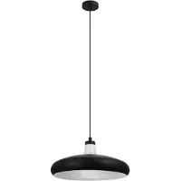 Eglo Slimme hanglamp Tabanera-C, dimbaar, zwart, Woon-/ Eetkamer, metaal, Modern, Slimme hanglamp