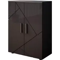 Vicco Halfhoge kast Irma Antraciet Hoogglans 60 x 81 cm, Model 34524