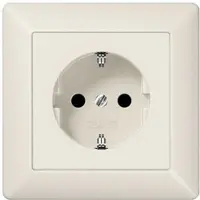 JUNG JG SCHUKO stopcontact AS1520, volledig afgedekt, wit